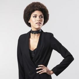 Чокер Bijoux Indiscrets MAZE - Wide Chocker Black - 7