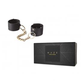 Наручники Bijoux Indiscrets MAZE - Wide Cuffs Black - 7