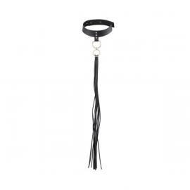 Чокер Bijoux Indiscrets MAZE - Tassel Chocker Black - 1