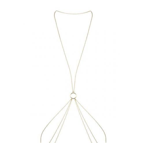Ланцюжок для тіла Bijoux Indiscrets Magnifique 8 Body Chain - Gold, прикраса для тіла