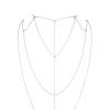 Цепочка для спины Bijoux Indiscrets Magnifique Back and Cleavage Chain - Silver, украшение для тела