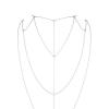 Цепочка для спины Bijoux Indiscrets Magnifique Back and Cleavage Chain - Silver, украшение для тела