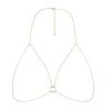 Ланцюжок портупея Bijoux Indiscrets Magnifique Bra Chain - Gold, прикраса на тіло