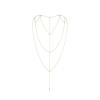 Цепочка для спины Bijoux Indiscrets Magnifique Back and Cleavage Chain - Gold, украшение для тела