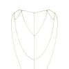 Ланцюжок для спини Bijoux Indiscrets Magnifique Back and Cleavage Chain - Gold, прикраса для тіла