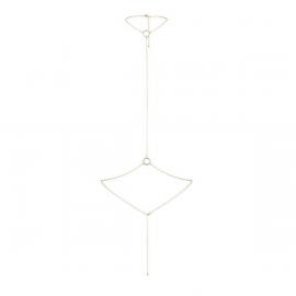 Цепочка на шею и пояс Bijoux Indiscrets Magnifique I Body Chain - Gold, украшение на тело - 4
