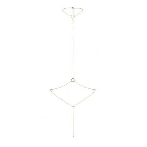 Ланцюжок на шию та пояс Bijoux Indiscrets Magnifique I Body Chain - Gold, прикраса на тіло