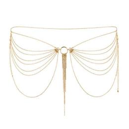 Цепочка трусики или лиф Bijoux Indiscrets Magnifique Waist Chain - Gold, украшение на тело