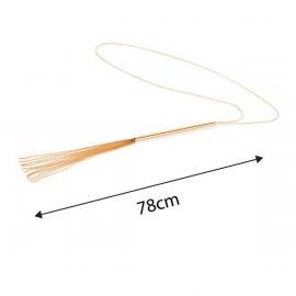Цепочка-плеть на шею Bijoux Indiscrets MAGNIFIQUE Necklace Whip - Gold, украшение для тела - 3