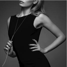 Цепочка-плеть на шею Bijoux Indiscrets MAGNIFIQUE Necklace Whip - Gold, украшение для тела - 5
