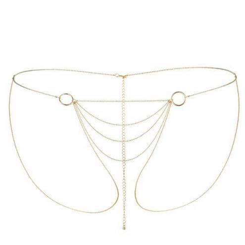Ланцюжок-трусики Bijoux Indiscrets Magnifique Bikini Chain – Gold, прикраса для тіла