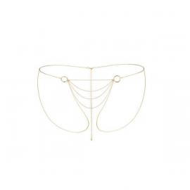Цепочка-трусики Bijoux Indiscrets Magnifique Bikini Chain – Gold, украшение для тела - 5