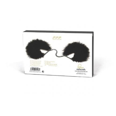 Пушистые наручники Bijoux Indiscrets Za za zu - feahter handcuffs