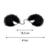 Пушистые наручники Bijoux Indiscrets Za za zu - feahter handcuffs