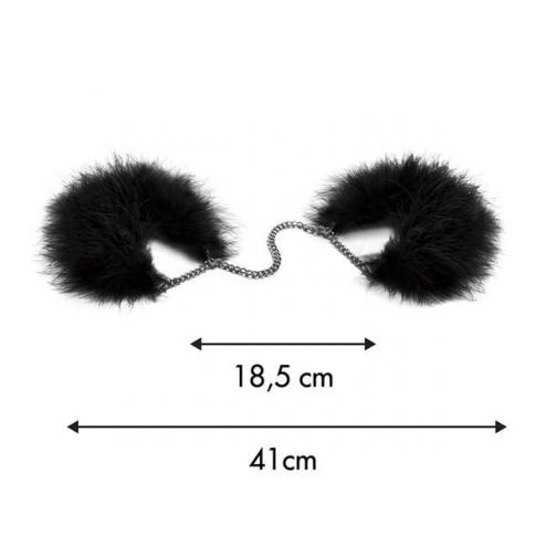 Пушистые наручники Bijoux Indiscrets Za za zu - feahter handcuffs