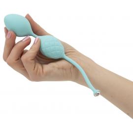 Вагінальні кульки PILLOW TALK - Frisky Teal із кристалом Сваровські - 7