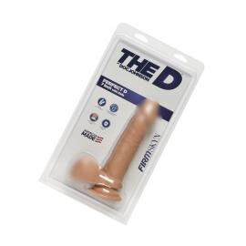 Фалоімітатор Doc Johnson The D - Perfect D - 7 Inch With Balls - FIRMSKYN, діаметр 4,5см - 3