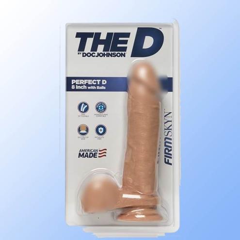 Фаллоимитатор Doc Johnson The D - Perfect D - 8 Inch With Balls