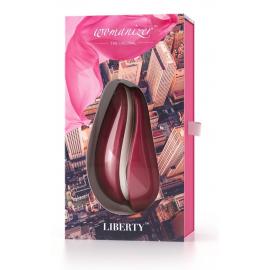 Вакуумний кліторальний стимулятор Womanizer Liberty Red - 2