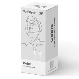 Заряджання (запасний кабель) для іграшок Satisfyer USB charging cable White - 2