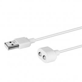 Заряджання (запасний кабель) для іграшок Satisfyer USB charging cable White - 3