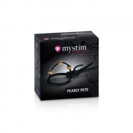 Утяжка для пеніса Mystim Pearly Pete, з трьома кульками - 2