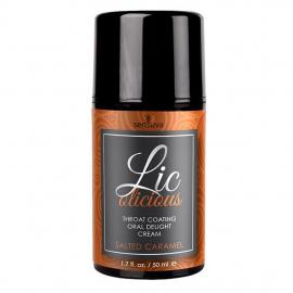Гель для мінету Sensuva Lic-o-licious Salted Caramel (50 мл), маслянистий, без цукру