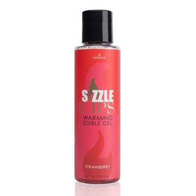 Зігріваючий масажний гель Sensuva - Sizzle Lips Caramel Apple (125 мл)