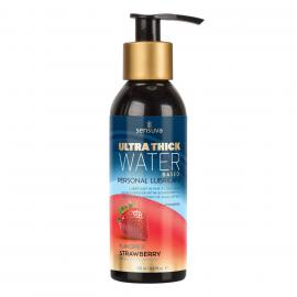 Змазка Sensuva -  UltraThick Water-Based Strawberry , 125 мл