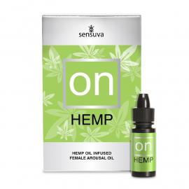 Пробник возбуждающего масла Sensuva - ON for Her Hemp Infused Arousal Oil (0,5 мл) - 2