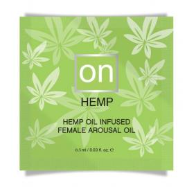 Пробник возбуждающего масла Sensuva - ON for Her Hemp Infused Arousal Oil (0,5 мл) - 1