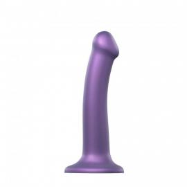 Насадка для страпону Strap-On-Me Mono Density Dildo Violet M - 1