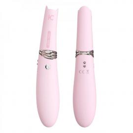 Вакуумний стимулятор з вібрацією KisToy Miss CC Pink - 5