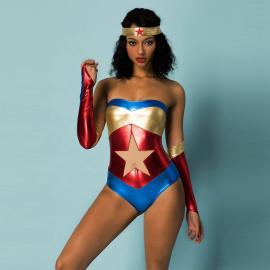 Еротичний рольовий костюм "Wonder Woman" One Size - 1