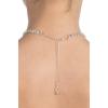 Кольє зі стразами Bijoux Pour Toi - Audrey Silver