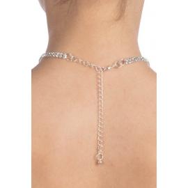 Кольє зі стразами Bijoux Pour Toi - Audrey Silver - 2
