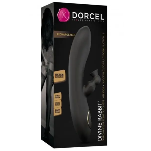 Вакуумный вибратор кролик Dorcel DIVINE RABBIT