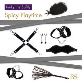 Подарунковий набір для BDSM RIANNE S - Kinky Me Softly Black: 8 предметів задоволення - 2