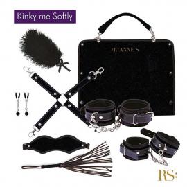 Подарунковий набір для BDSM RIANNE S - Kinky Me Softly Black: 8 предметів задоволення - 1
