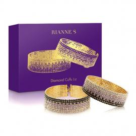 Лакшері наручники-браслети із кристалами Rianne S: Diamond Cuffs, подарункова упаковка - 1
