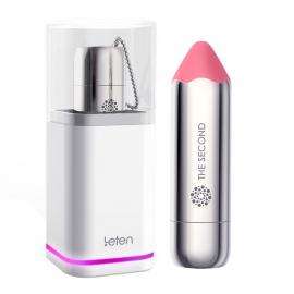 Вибропуля Leten The Second scented powder с индукционной зарядкой, водонепроницаемая, очень мощная - 1