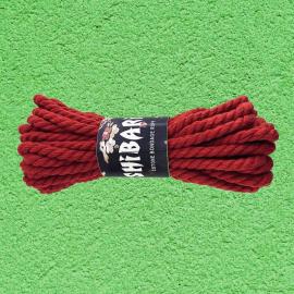 Хлопкова веревка для Шибарі Feral Feelings Shibari Rope, 8 м червона - 1
