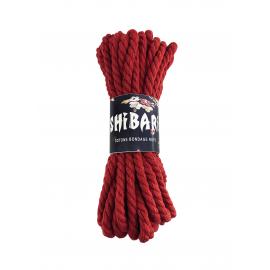 Хлопкова веревка для Шибарі Feral Feelings Shibari Rope, 8 м червона - 2