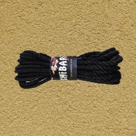 Джутова мотузка для Шибарі Feral Feelings Shibari Rope, 8 м, чорна - 1
