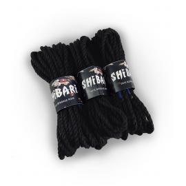 Джутова мотузка для Шибарі Feral Feelings Shibari Rope, 8 м, чорна - 3