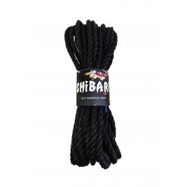 Джутова мотузка для Шибарі Feral Feelings Shibari Rope, 8 м, чорна - 2