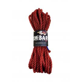 Джутова мотузка для Шибарі Feral Feelings Shibari Rope, 8 м, червона - 2