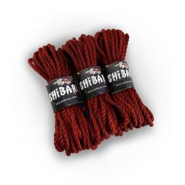 Джутова мотузка для Шибарі Feral Feelings Shibari Rope, 8 м, червона - 3