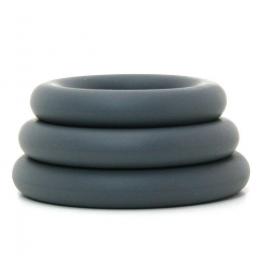 Набір ерекційних кілець Doc Johnson OptiMALE 3 C-Ring Set Thick - 4