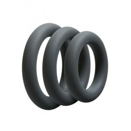 Набір ерекційних кілець Doc Johnson OptiMALE 3 C-Ring Set Thick - 1